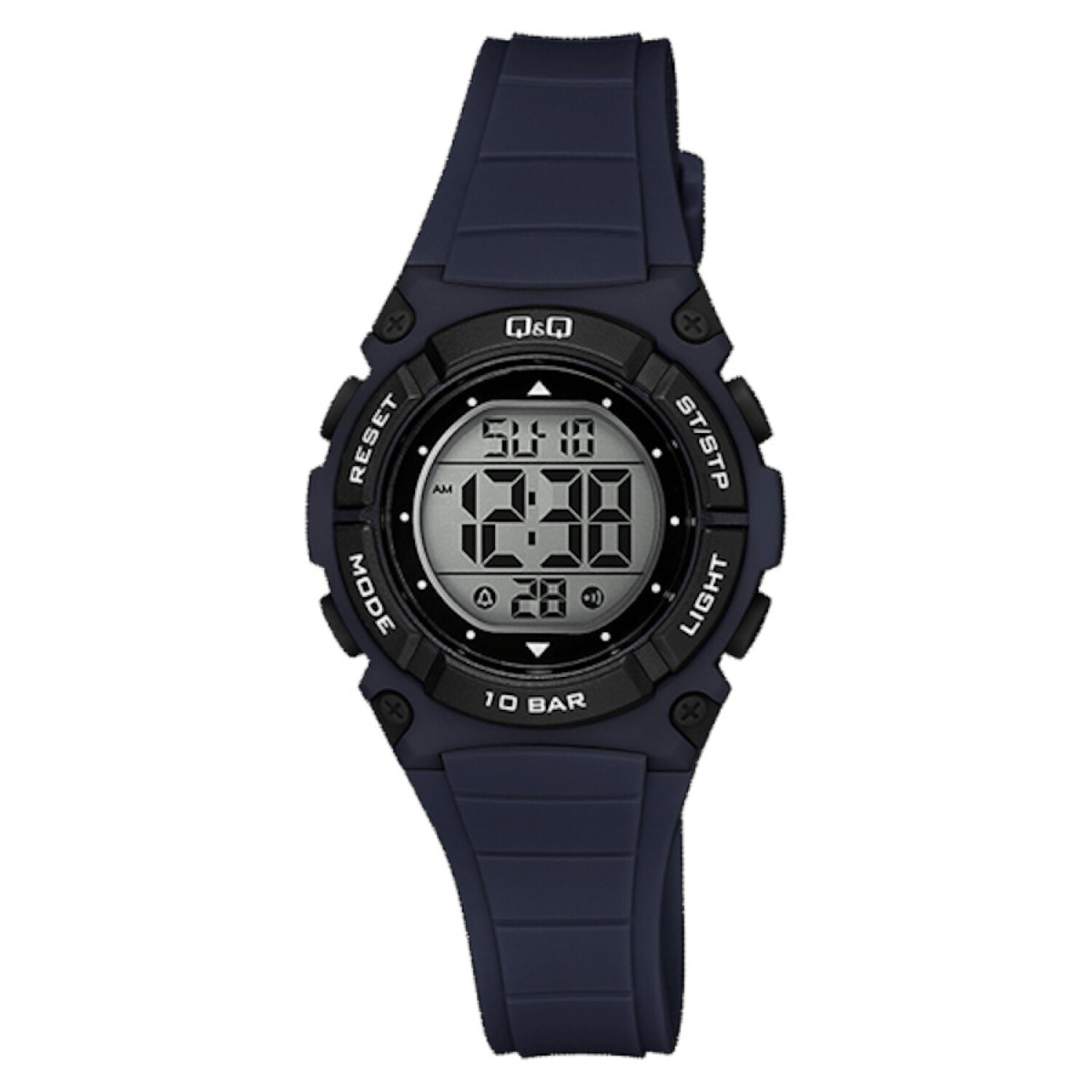 Reloj Pulsera Digital Q q M187J007Y AZUL Universo Binario