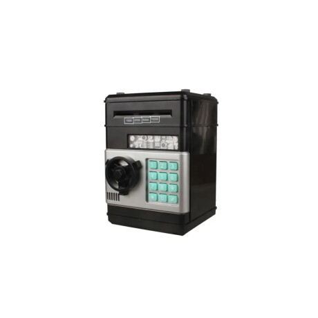 Alcancia Caja Fuerte Infantil Negro