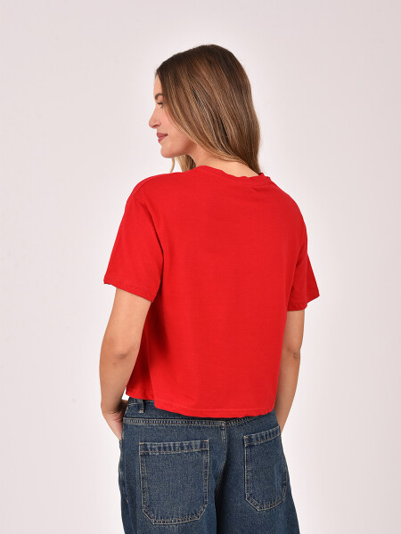REMERA GINA ROJO