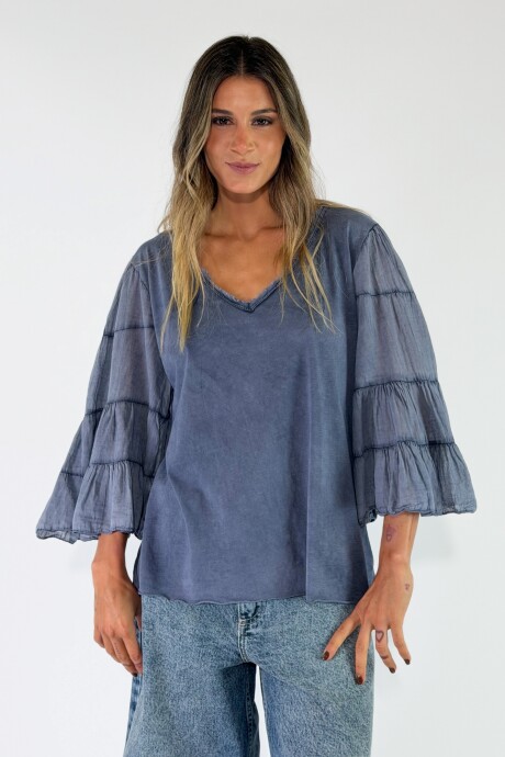 BLUSA CONDOTTI Azul