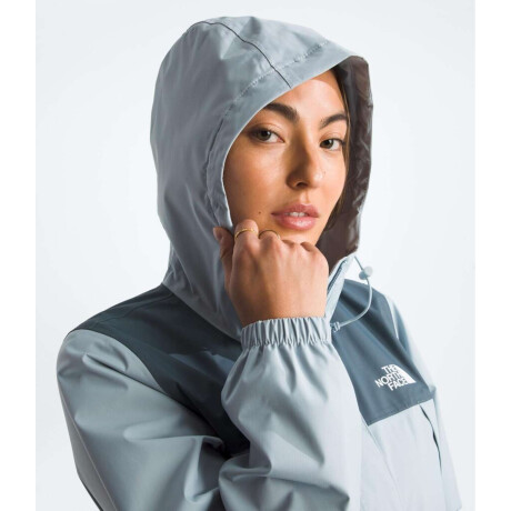Campera Impermeable Antora mujer Frost Grey/granite Grey