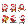 Diamond Sticker Papá Noel