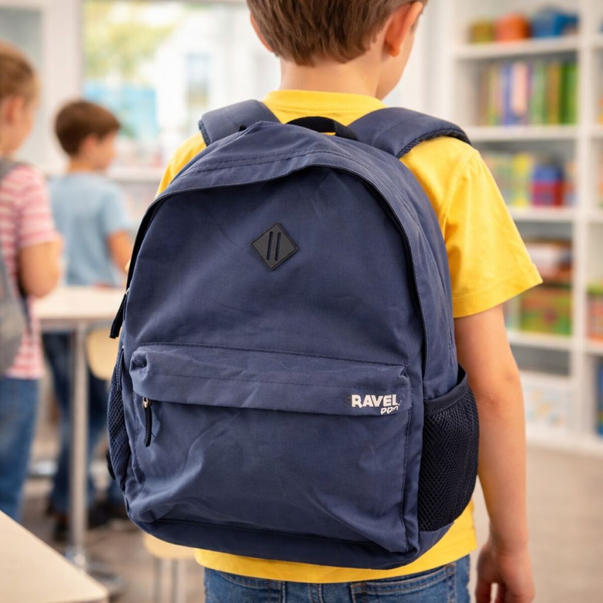 Mochila Juvenil Clásica Travel - Azul 