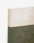 Lienzo abstracto Fida verde 118 x 94 cm