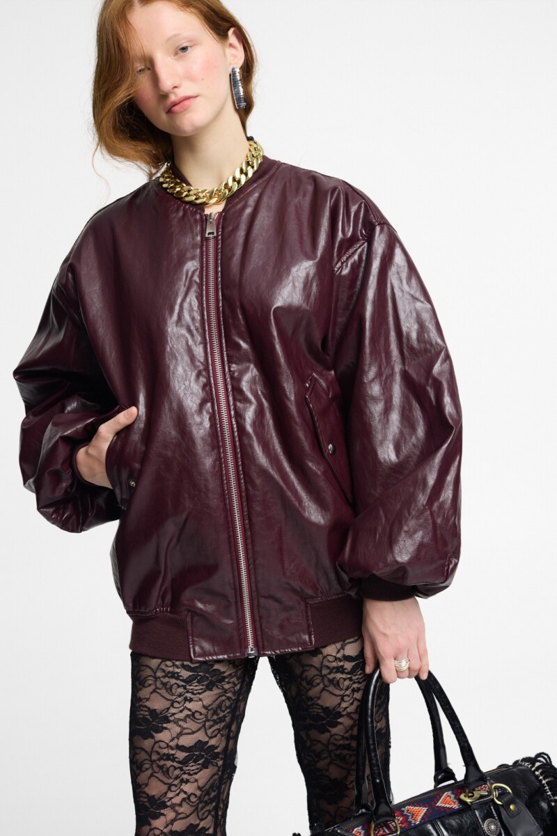 CHAQUETA Bordo