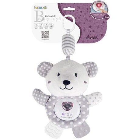 Peluche Colgante Hipo con música y luz Oso 001