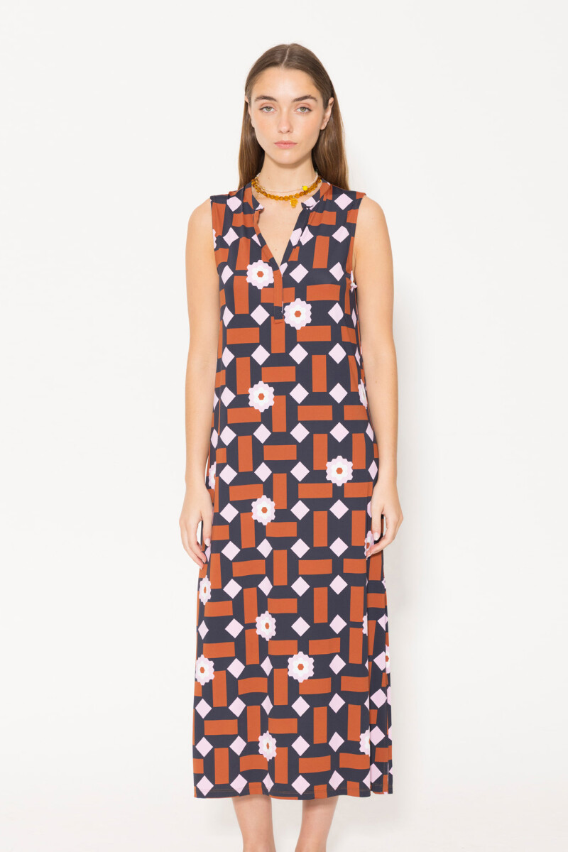 VESTIDO TWIGGY Multicolor