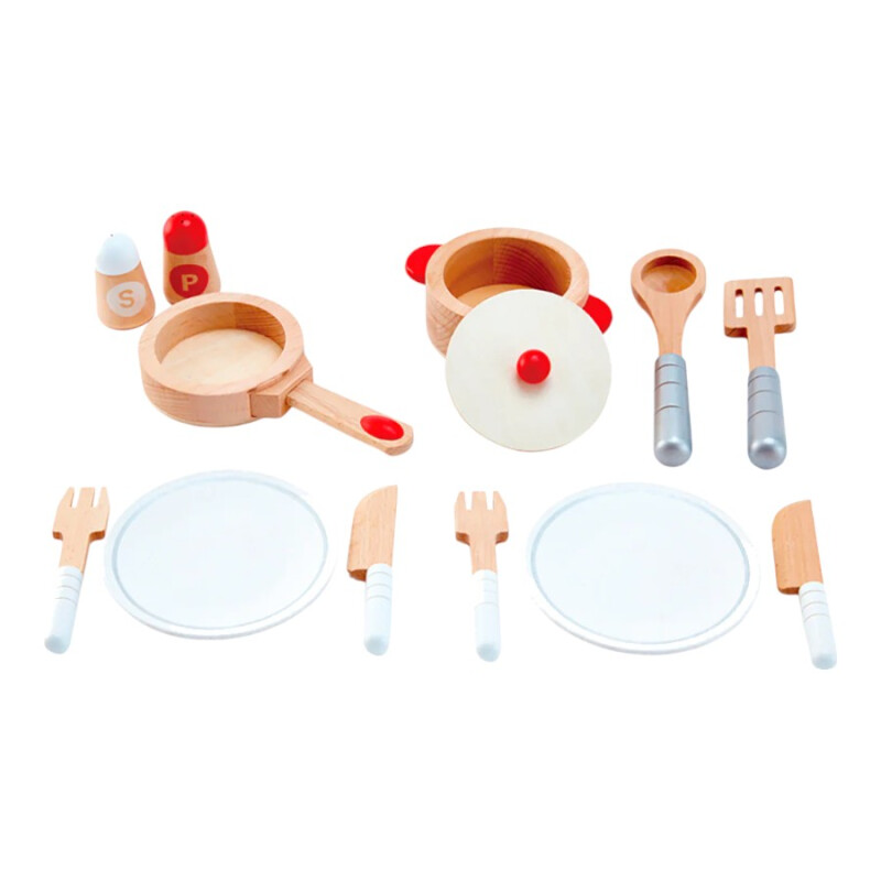 Set Utensilios Cocina Madera Hape Set Utensilios Cocina Madera Hape
