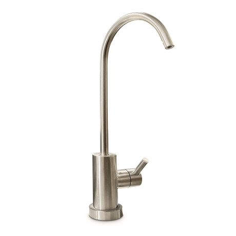 Griferia Auxiliar Monocomando De Mesada Para Filtro Clever Brush Nickel GRIS-BRUSHED NICKEL