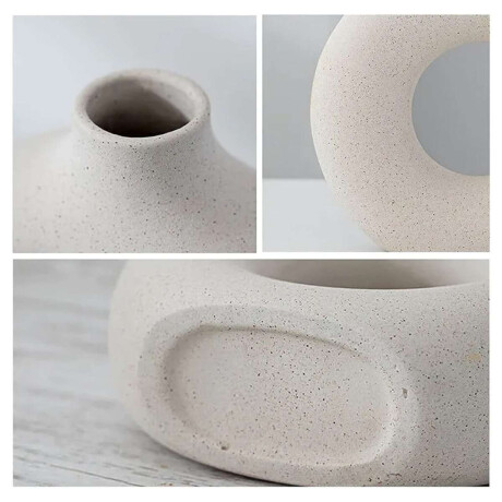 Florero Sara de cerámica chico Sc