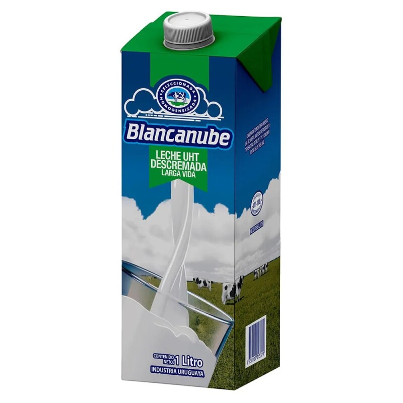 LECHE BLANCANUBE DESCREMADA 1LT Leche Blancanube Descremada 1lt