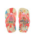 Sandalia de Niños Havaianas Baby Peppa Pig Amarillo Crema
