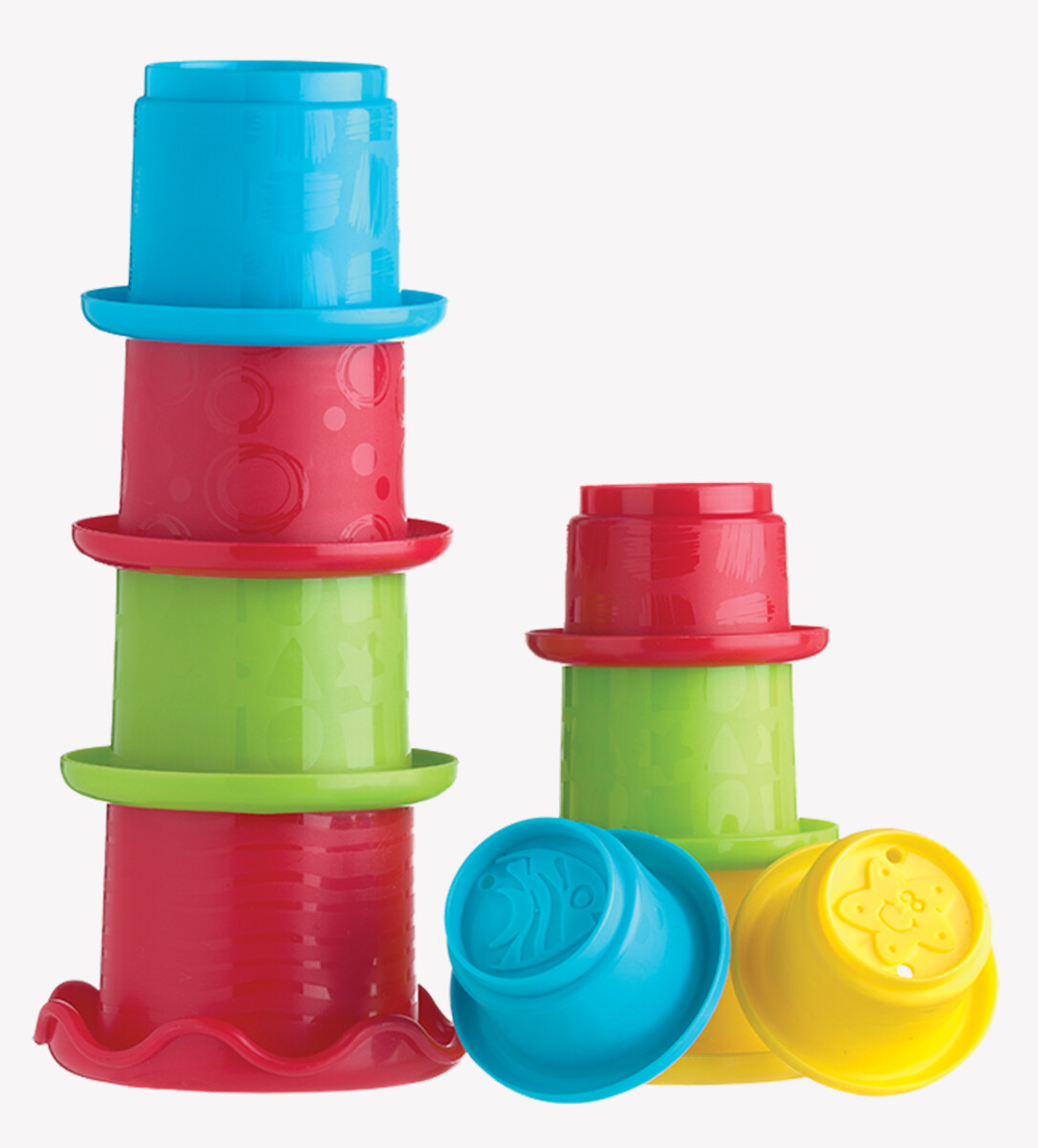 Vasos divertidos apilables PLAYGRO 