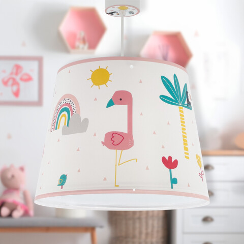 Lámpara colgante infantil FLAMINGO Ø33cm DA0212