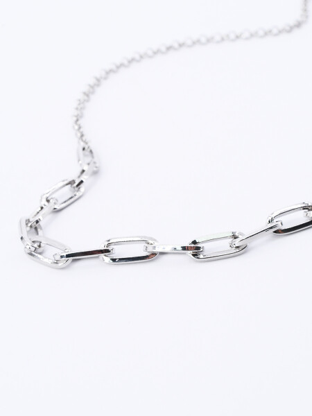 CADENA ESLABON PLATEADO