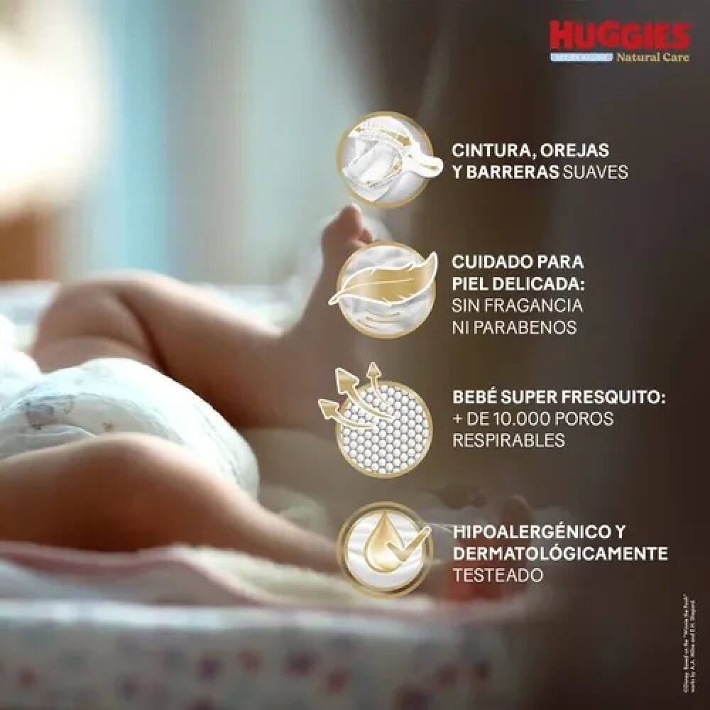 Pañales Huggies Natural Care x52 Talle XG Pañales Huggies Natural Care x52 Talle XG