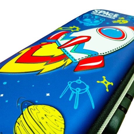 Cartuchera Escolar Rigida 3d Infantil Con Clave Niños Esc005004-cohet