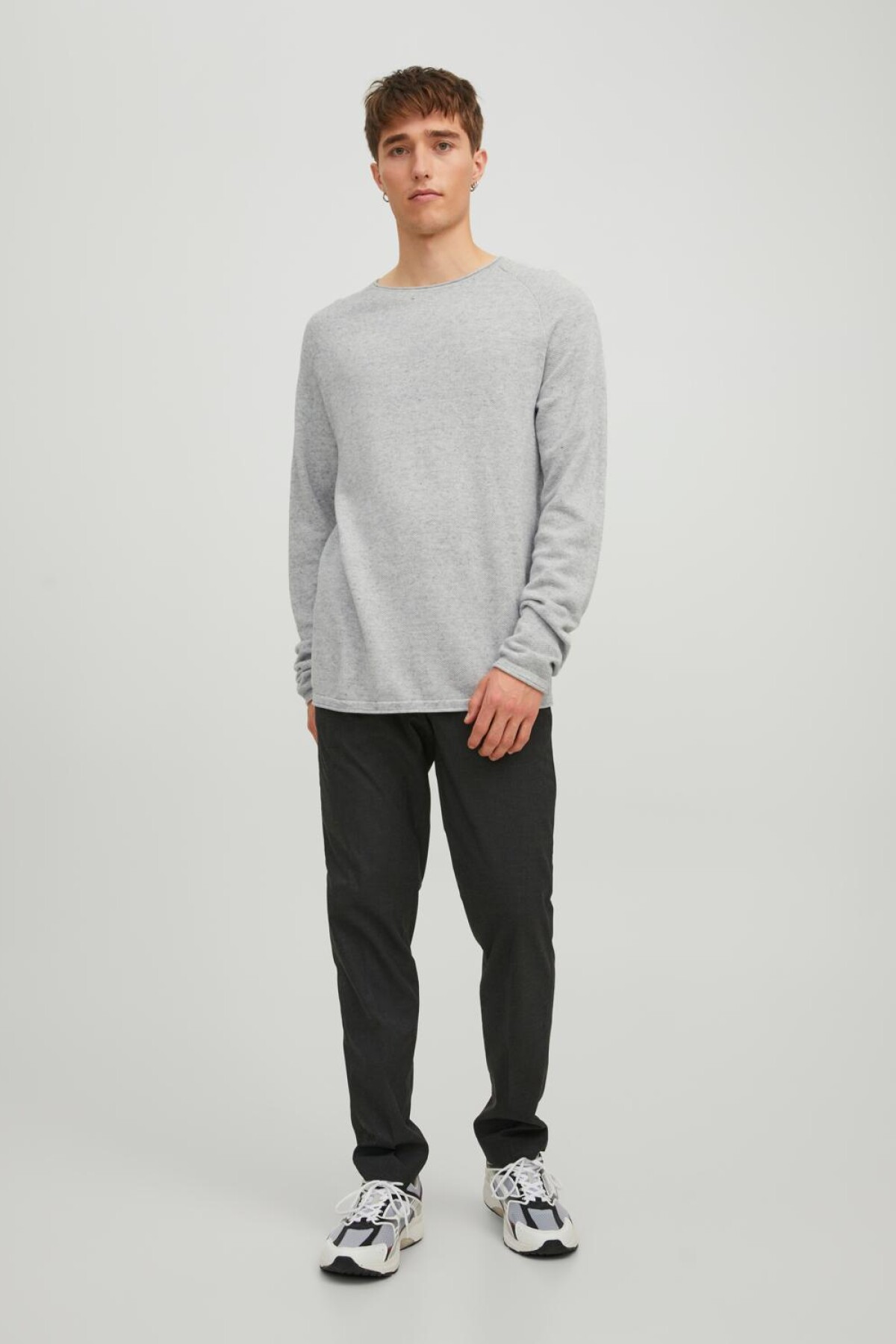 Sweater Hell Light Grey Melange