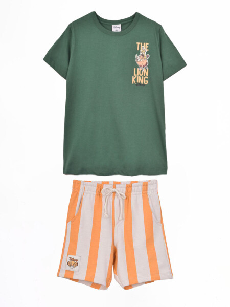 CONJUNTO LION KING VERDE OSCURO