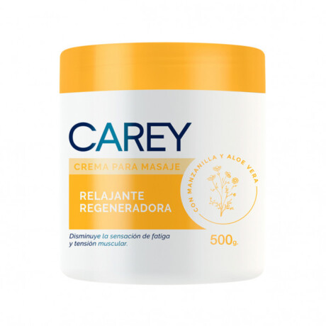 Crema Corporal Carey Masajes Relajante 500g Crema Corporal Carey Masajes Relajante 500g