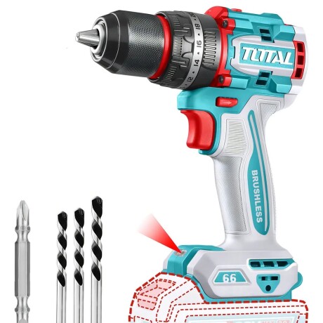 Taladro Percutor Industrial Brushless Total 20V 66Nm Taladro Percutor Industrial Brushless Total 20V 66Nm