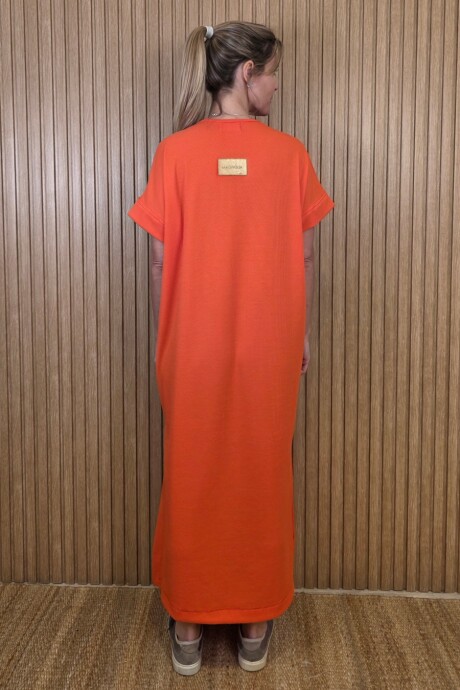Vestido Agapanto Naranja