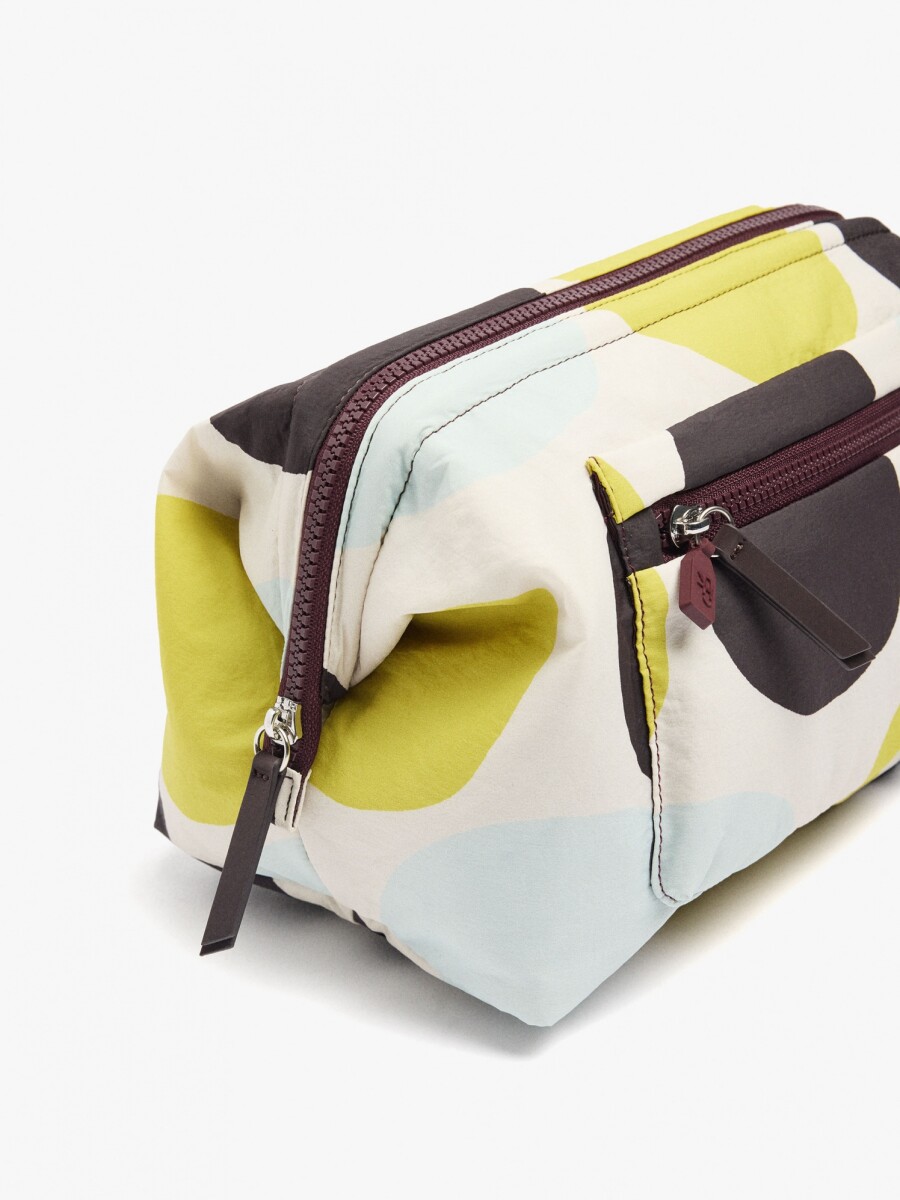 Neceser Estampado De Nylon multicolor