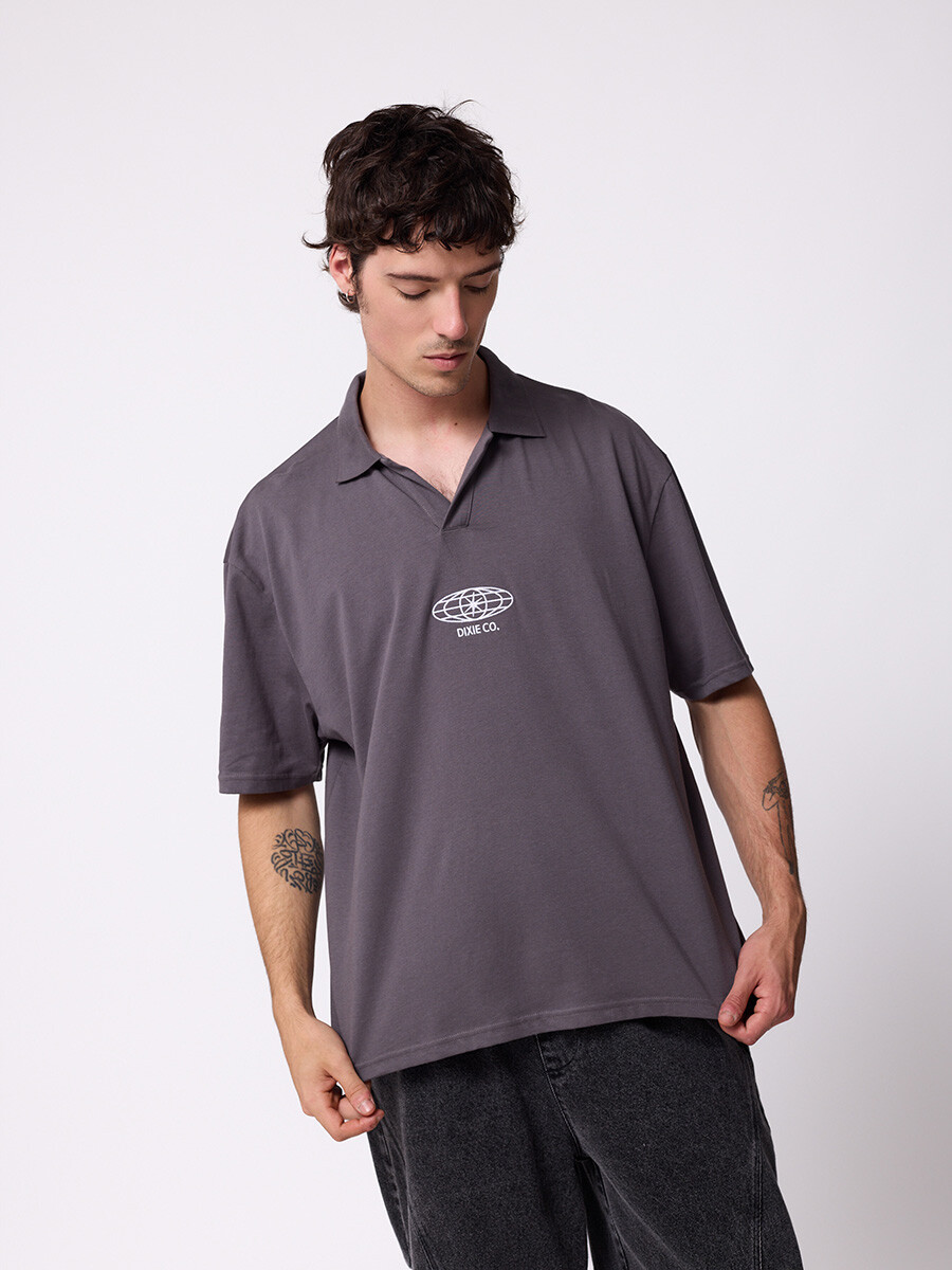 REMERA DUCON DIXIE Gris Oscuro