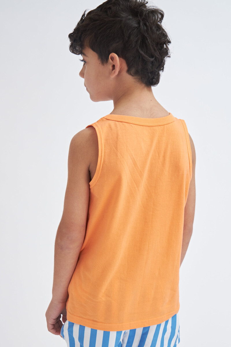 Camiseta sin mangas Sport -Naranja