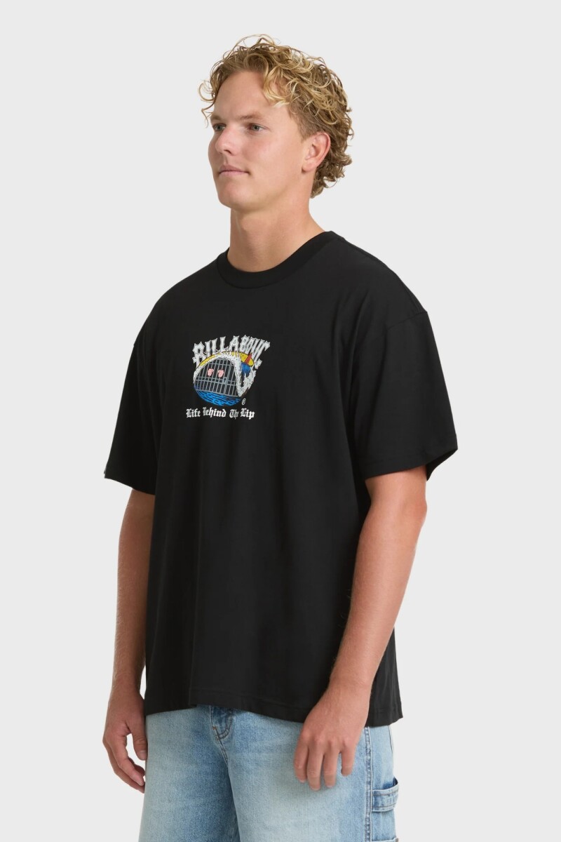 REMERA BEHIND THE LIP OG SS J-negro