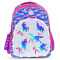 Mochila Footy Unicornios Fucsia - Plateado