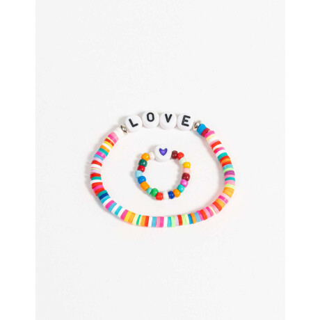 Bijouterie Infantil Sets Con Beads Combinacion Multicolor