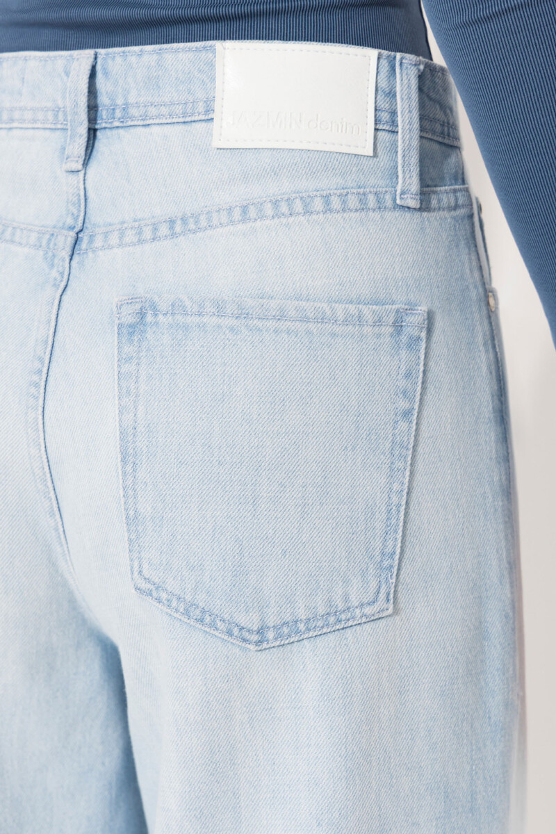 JEANS ROSES SKY Celeste