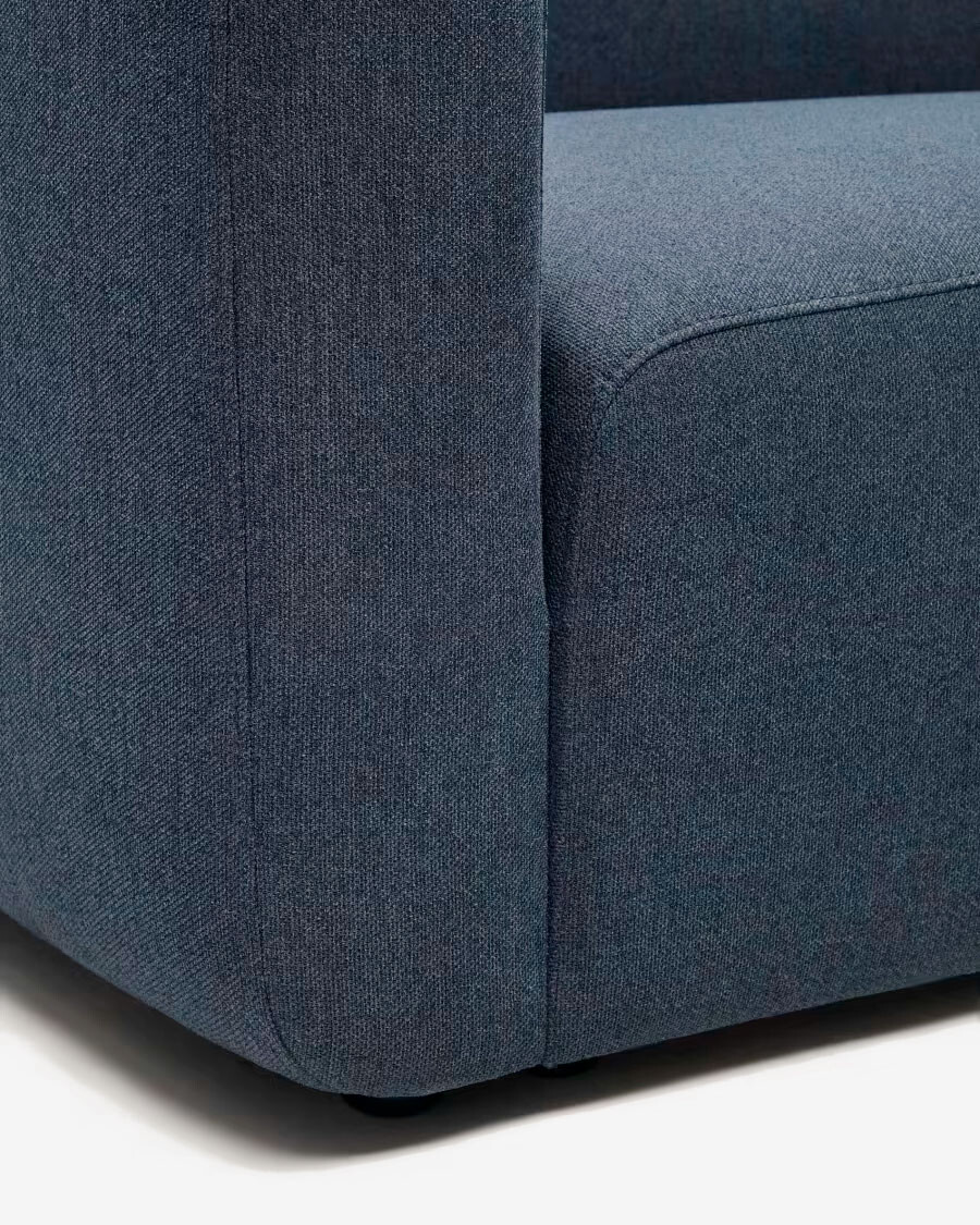 Sofá modular Neom 2 plazas con terminal azul 244 cm
