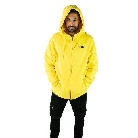 CAMPERA C/ CAPUCHA XS-XL AMARILLO