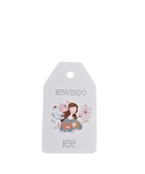 Tag baby shower 5x8,5 DISEÑO 3
