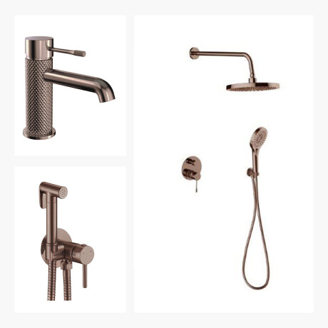 BRILLO GRIFERIA DE BAÑO JUEGOS DE GRIFERIA BRONCE-ROSE GOLD