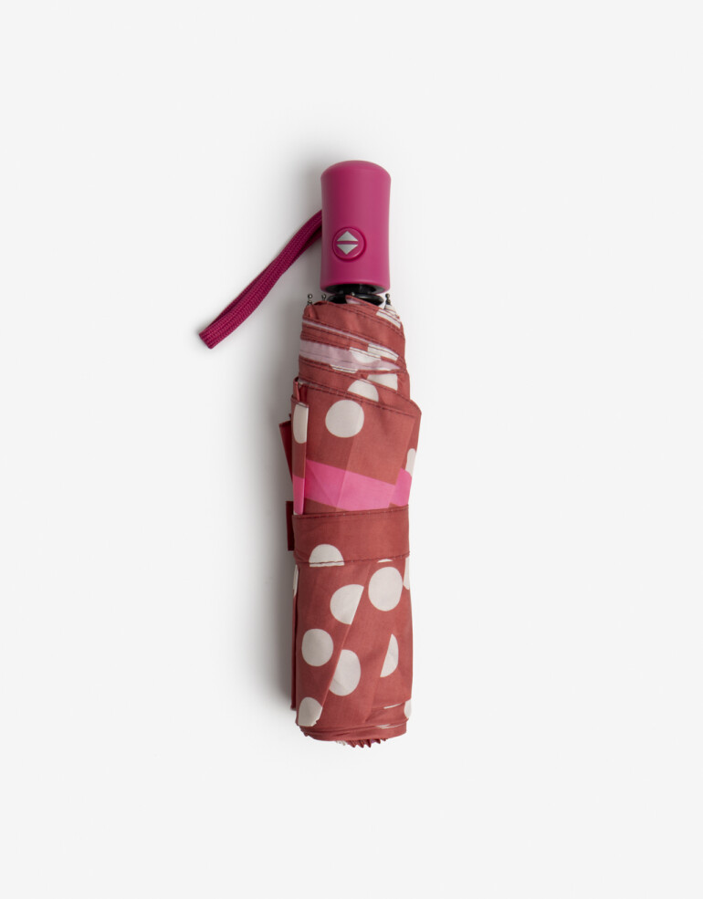 Paraguas Medianos Estampado Paraguas Mini Automatico, Lunares. - Estampado Lunares