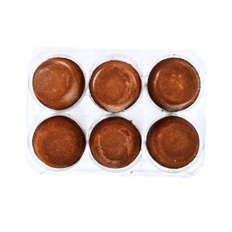 Volcán de chocolate Graba - 6 ud. - 600 g Volcán de chocolate Graba - 6 ud. - 600 g