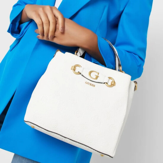 Cartera Guess Izzy Mediana Blanco 0