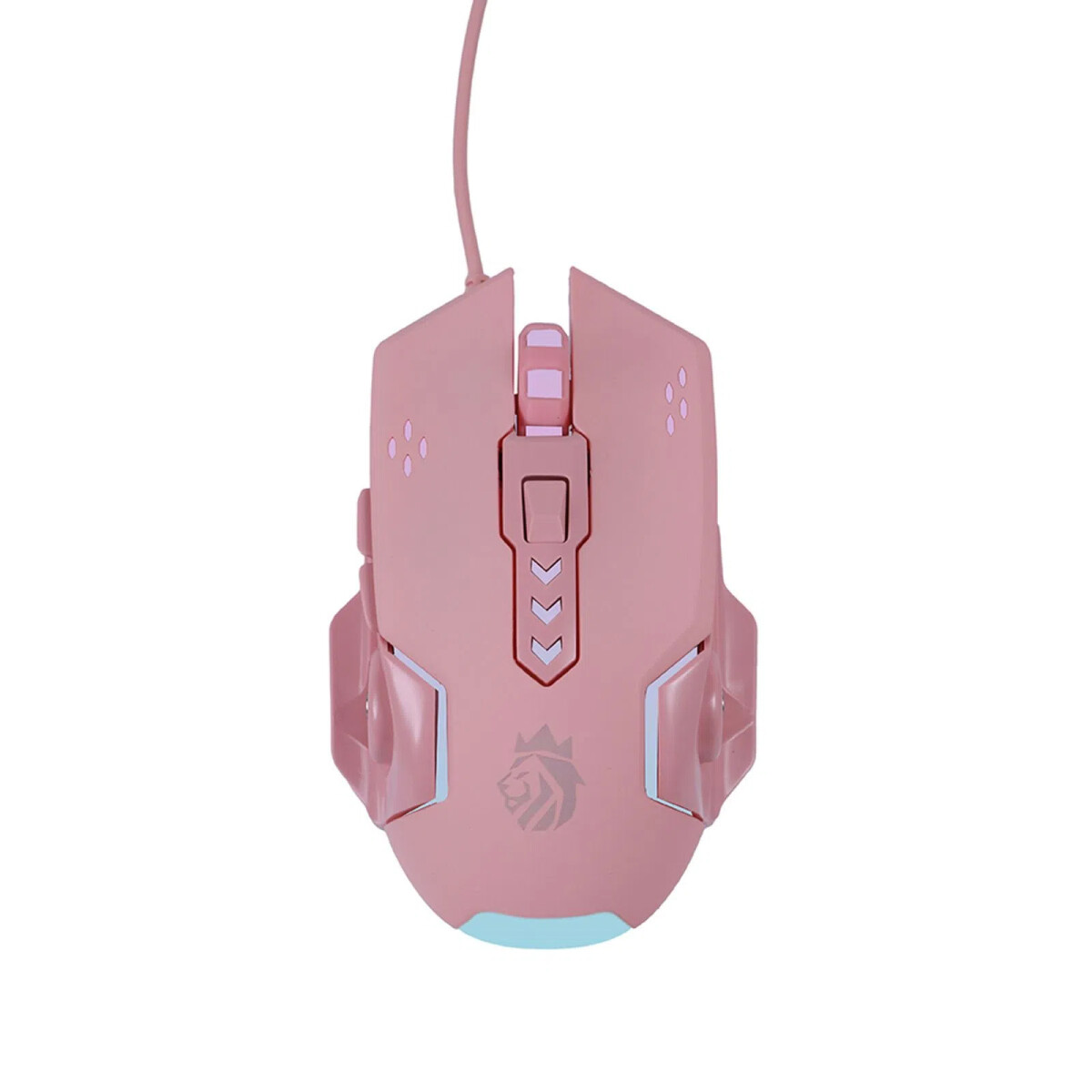Mouse gamer rosa 