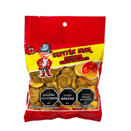 Monedas de Chocolate Capitán Jack x100 Monedas de Chocolate Capitán Jack x100