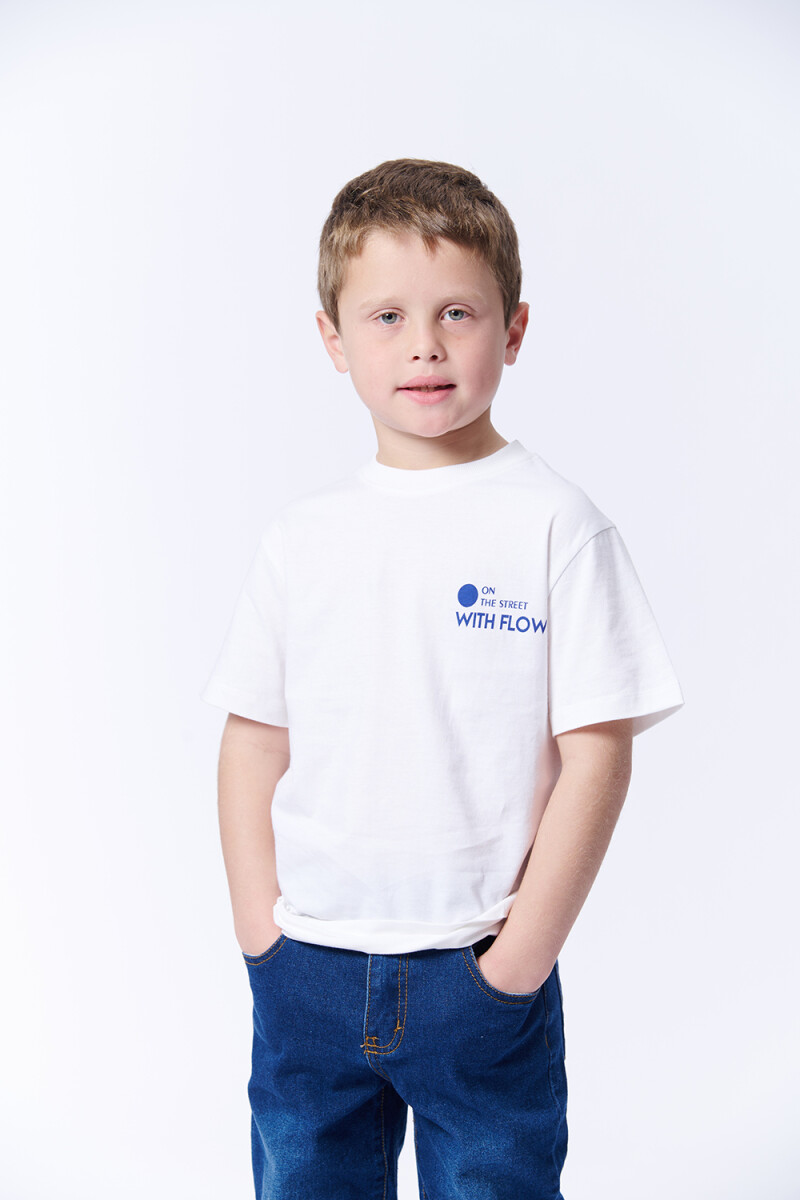 Remera estampa - Street Blanco 