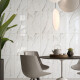 Cerámica Carrara Blanco Vetas Grises Brillo 32X56Cm Pared GAMAS DE BLANCO