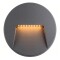 ARTEFACTO EXTERIOR DE PARED REDONDO MOREIRA 3W Luminaria De Exterior De Pared Redondo Moreira 3W Gris