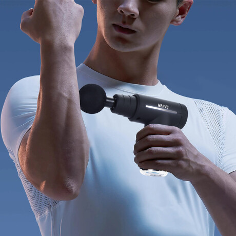 PISTOLA DE MASAJES MARVO PMS-010 INALAMBRICA NEGRO