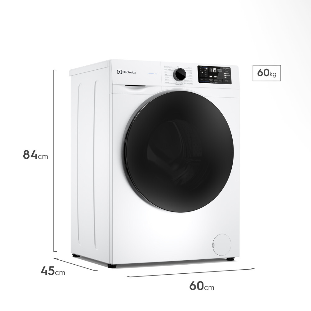 Lavarropas 7K Carga Frontal INVERTER Blanco