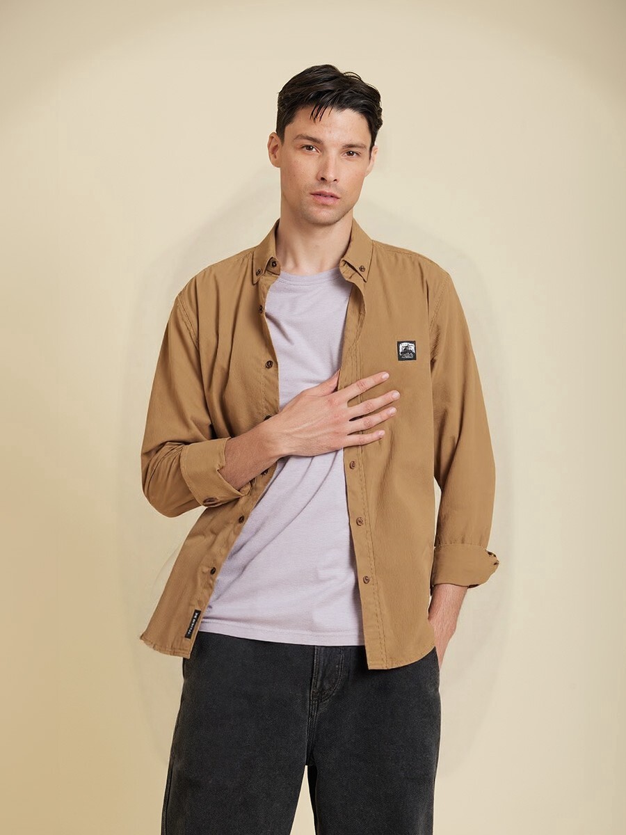 CAMISA BARDEN RUSTY - Kaki 