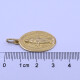 Medalla oro 18k virgen milagrosa 2,4 cm x 1,5 cm. Medalla oro 18k virgen milagrosa 2,4 cm x 1,5 cm.