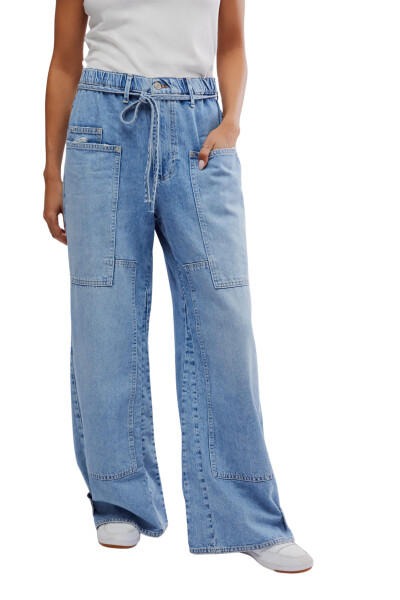 CRVY OUTLAW WIDE LEG Azul